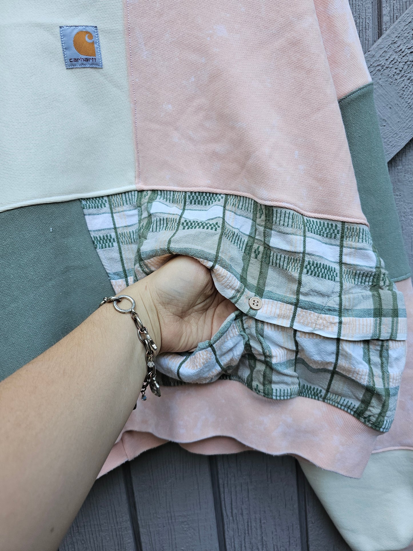 Peach matcha crew (l/xl)