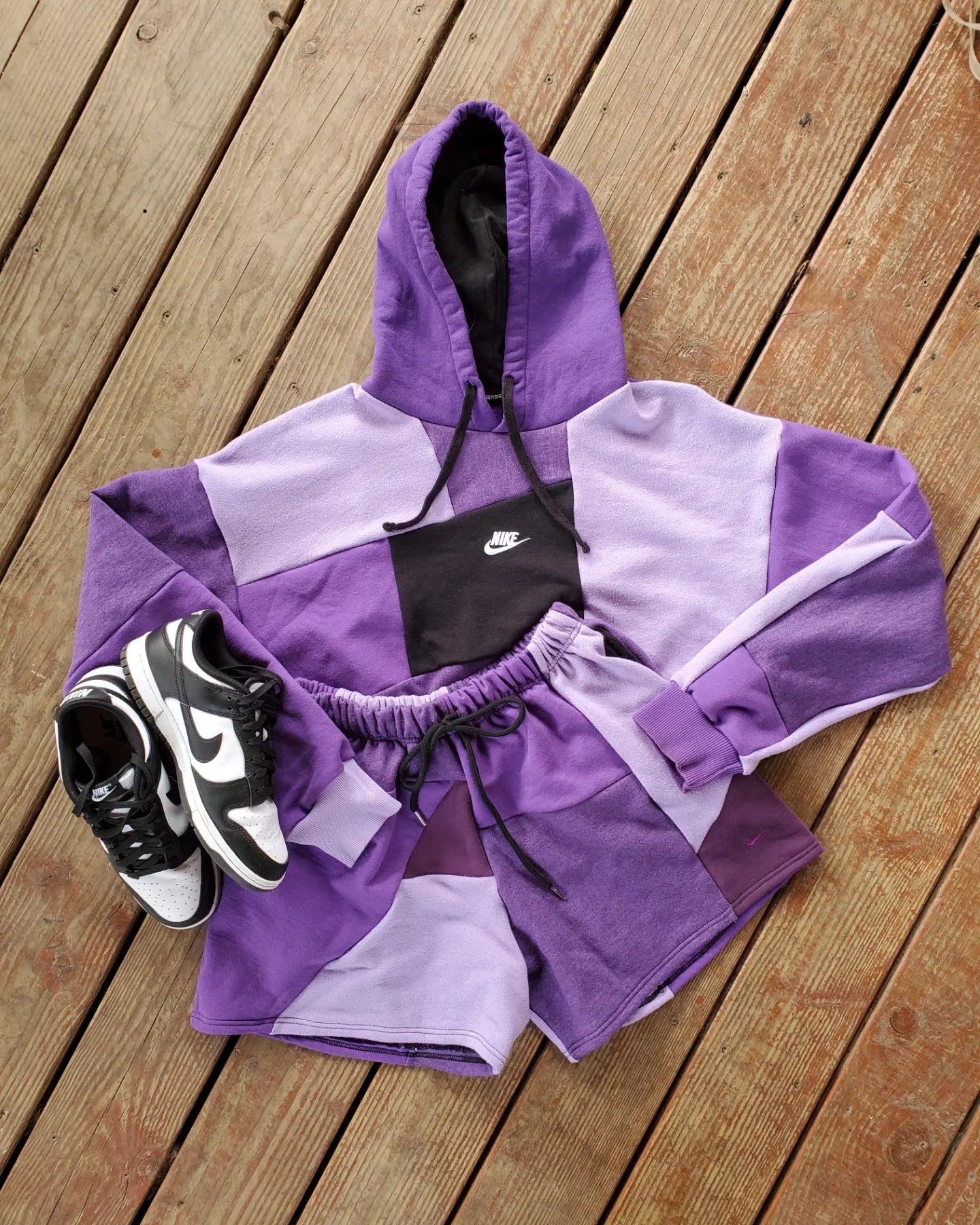 Custom short + sweatshirt set