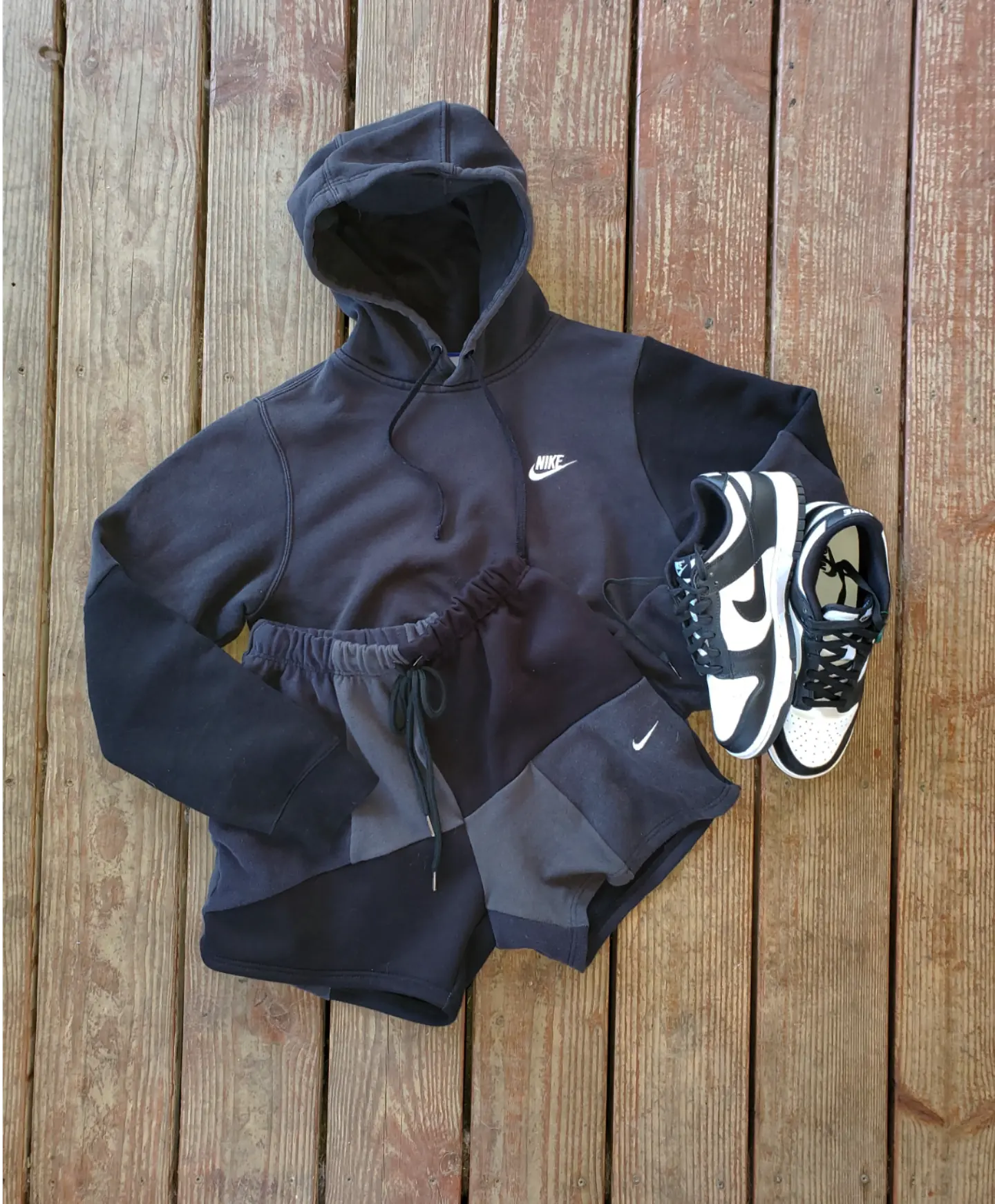 Custom short + sweatshirt set