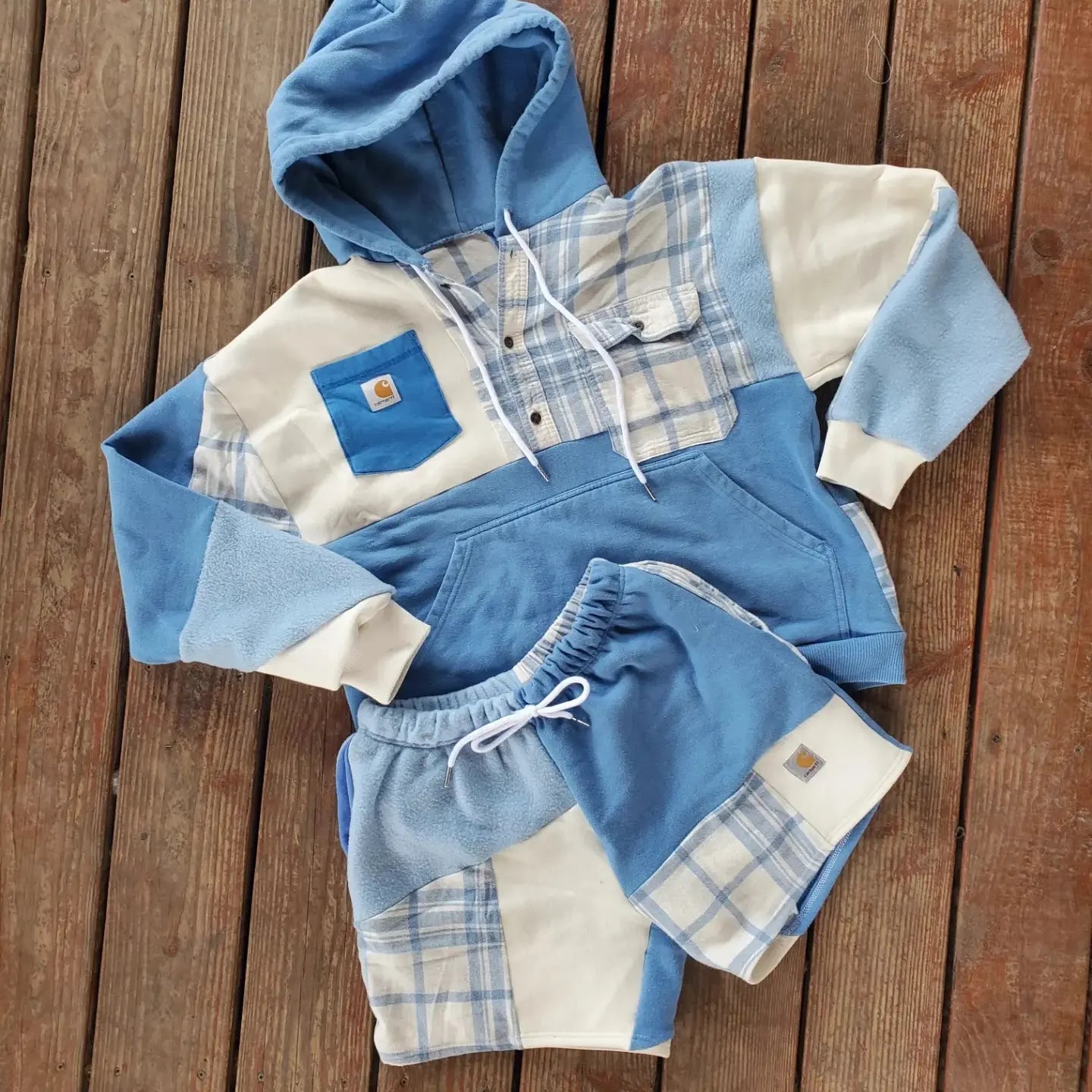 Custom short + sweatshirt set