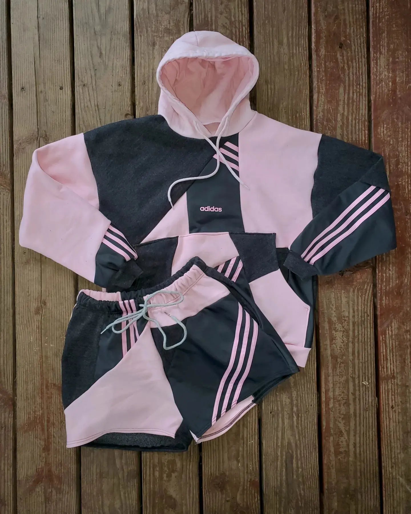Custom short + sweatshirt set