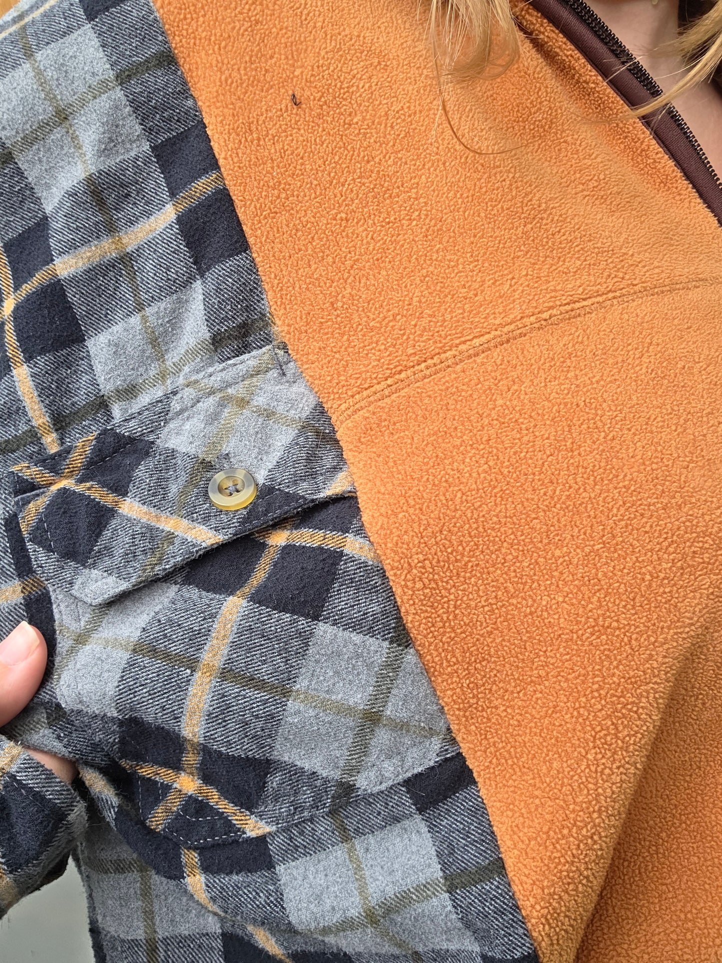 Sunflower hearts quarter zip (xl)