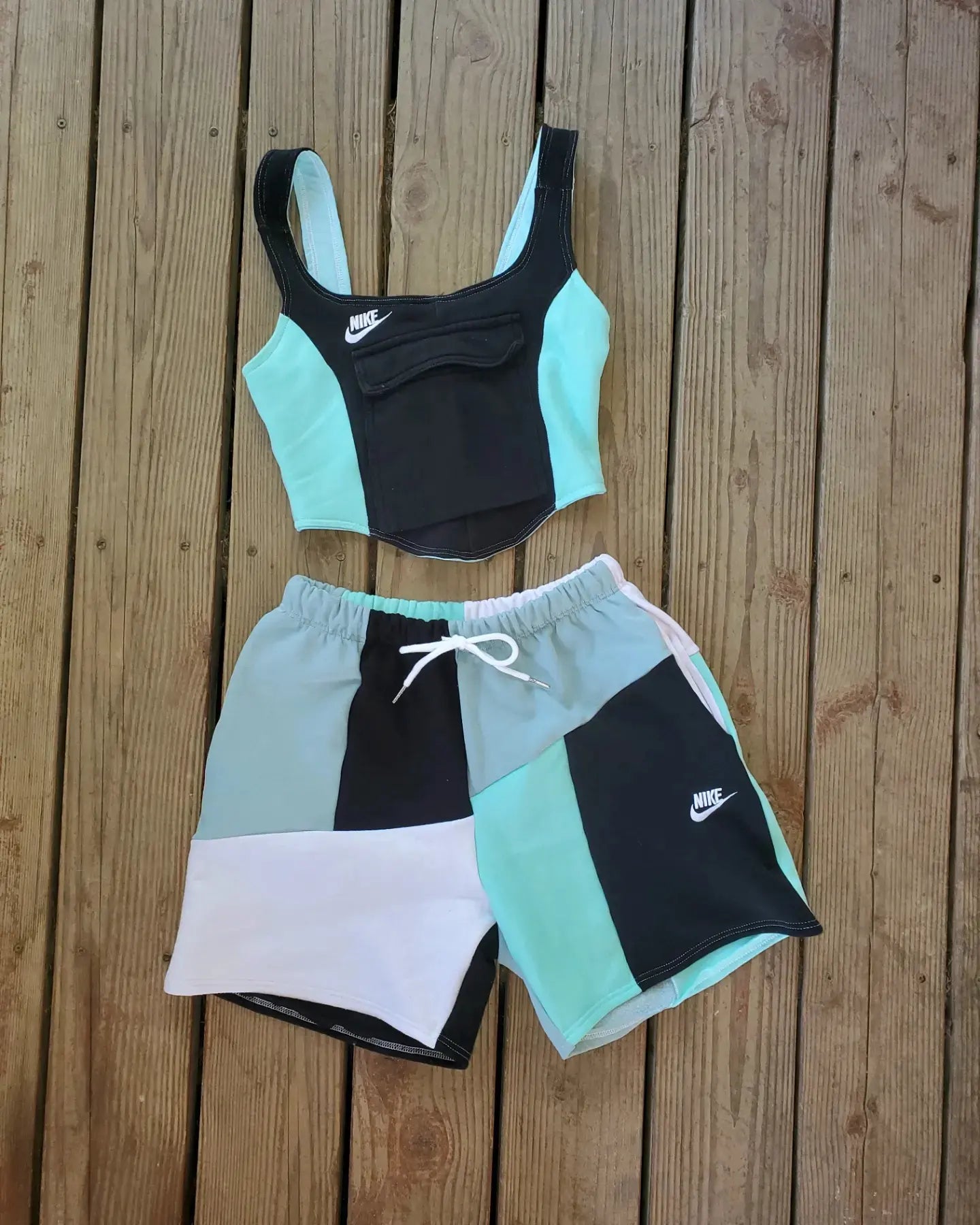 Custom shorts + corset top