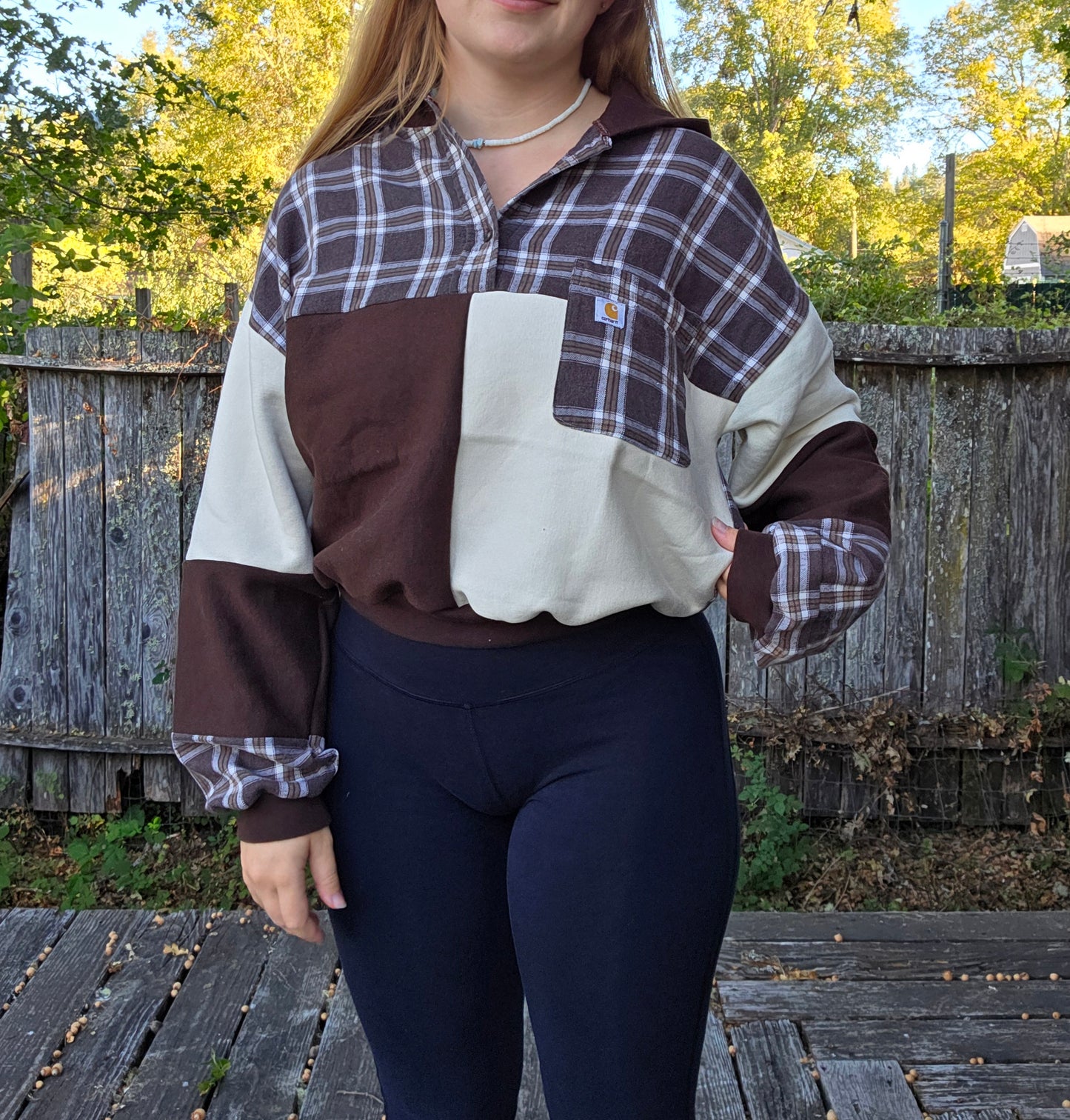 Brownie bits quarter button (s/m)
