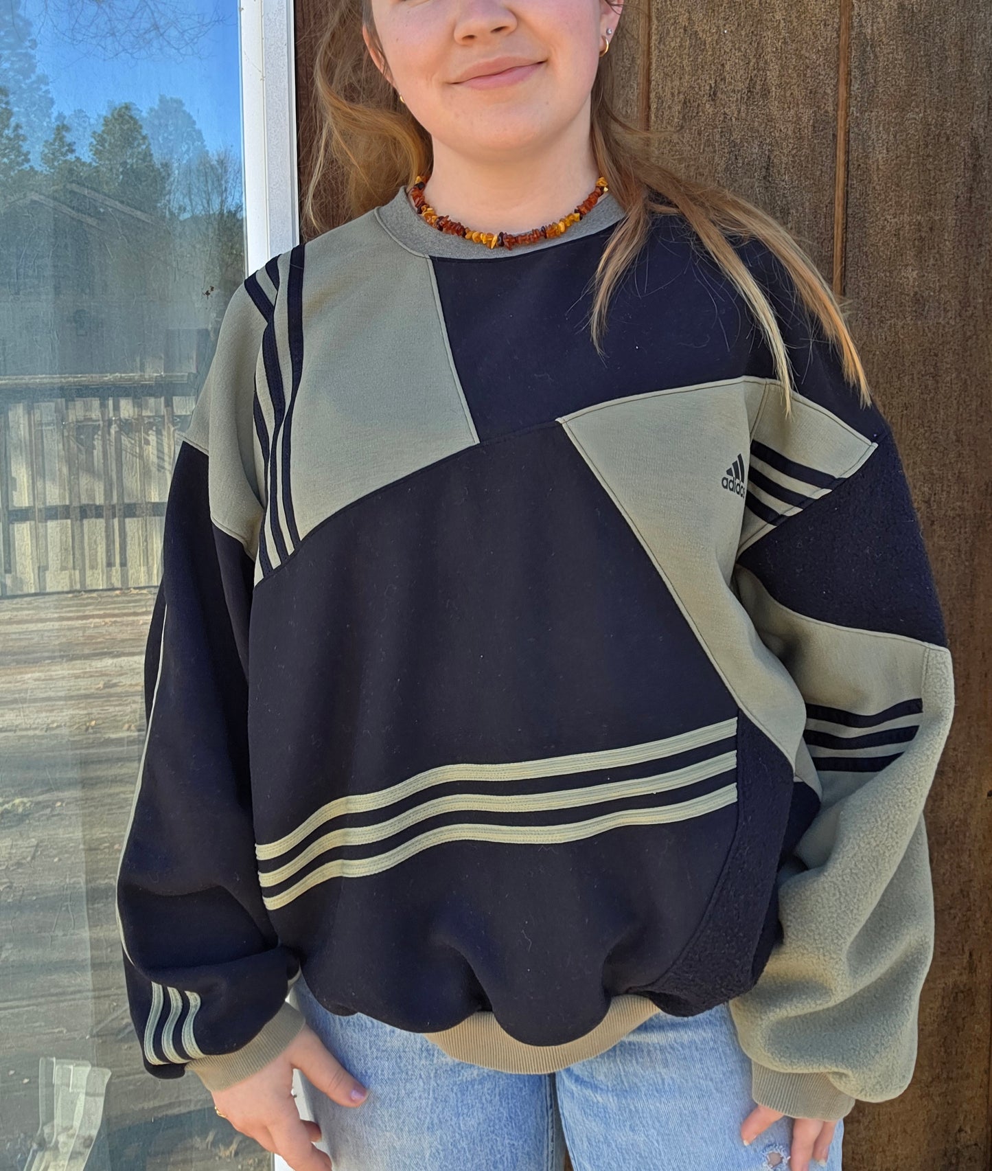 Two tone crewneck (xxl)