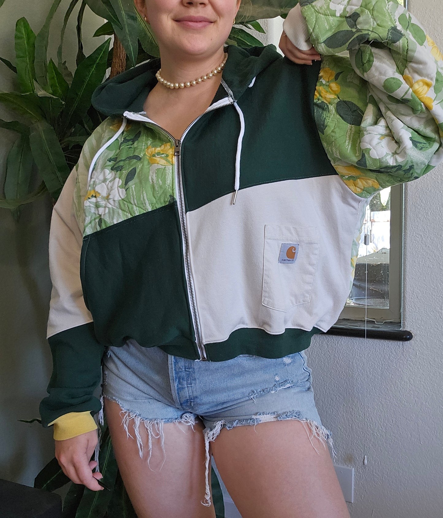 Lily of the valley zipup