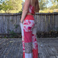 Floral and feline T set (s/m)