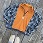 Sunflower hearts quarter zip (xl)