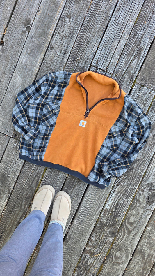 Sunflower hearts quarter zip (xl)