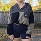 Olive jungle quarter button (s/m)