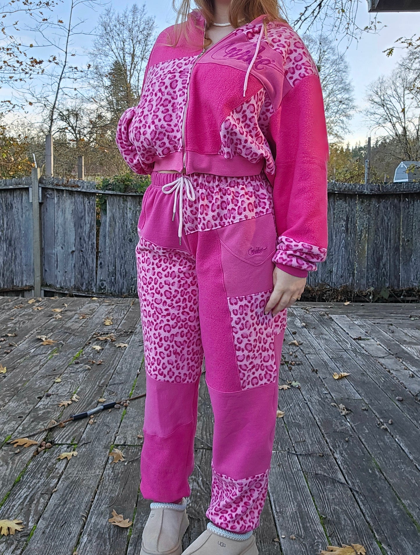 Pink cheetah sweats only