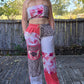 Floral and feline T set (s/m)