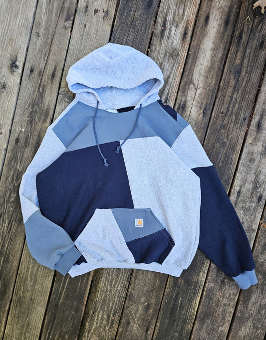 Shades of blue hoodie