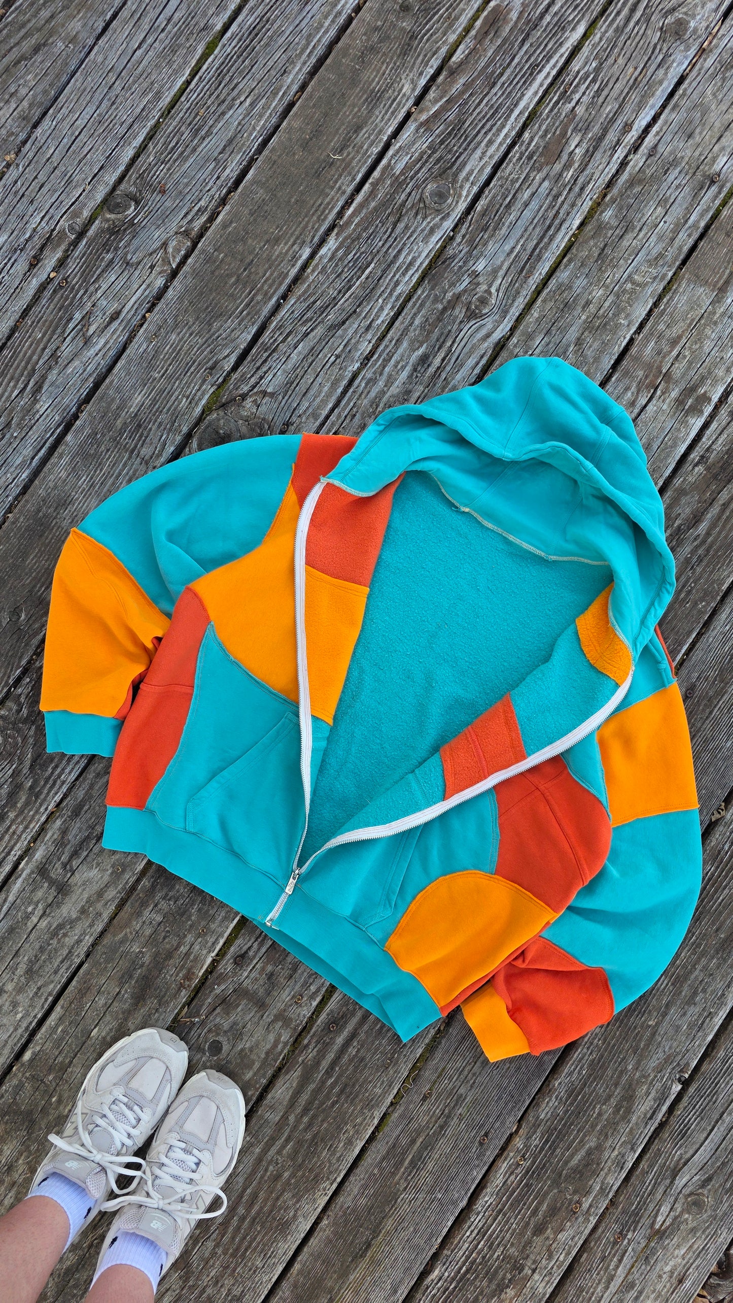 Miami sunrise zipup (xl)