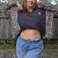 Cheetah split tee (l/xl)