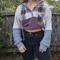 Sweater weather quarter button (s/m)