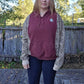 Split cheetah hoodie (l)