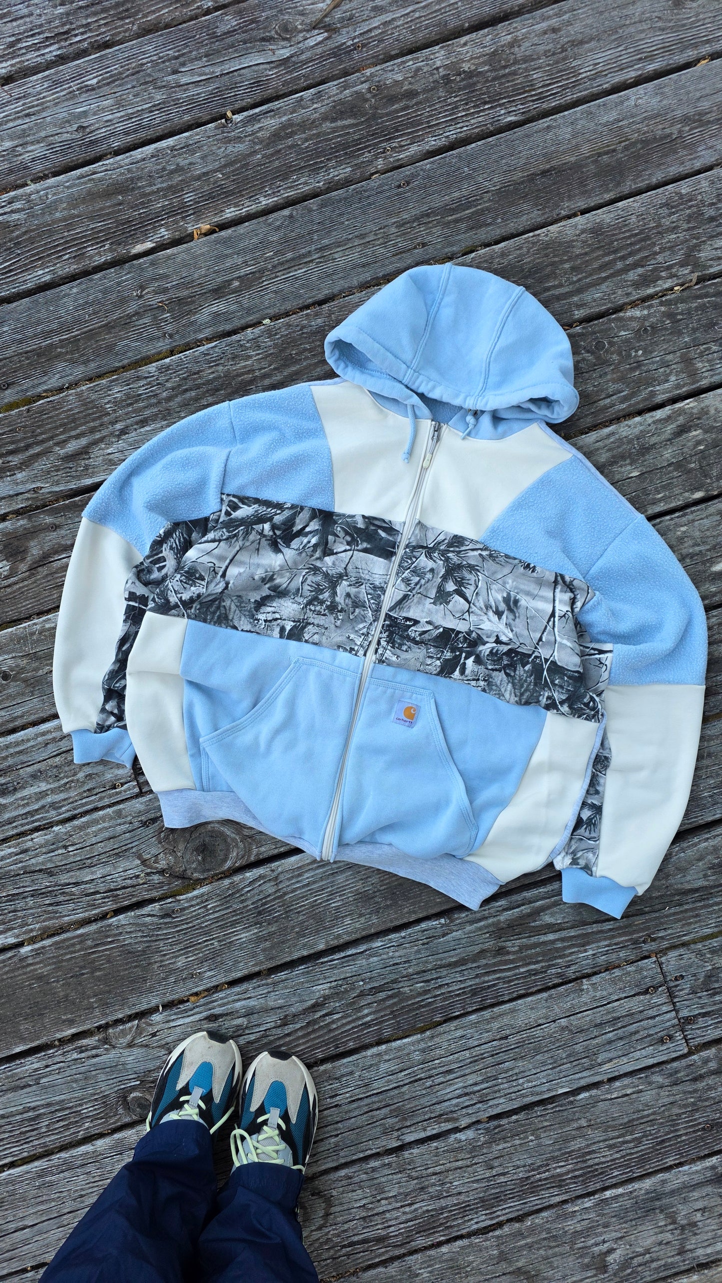 Icy forest zipup (xl/xxl)