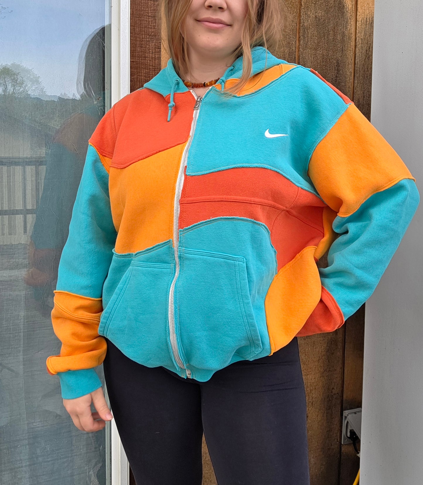 Miami sunrise zipup (xl)