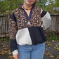 Cheetah quarter zip