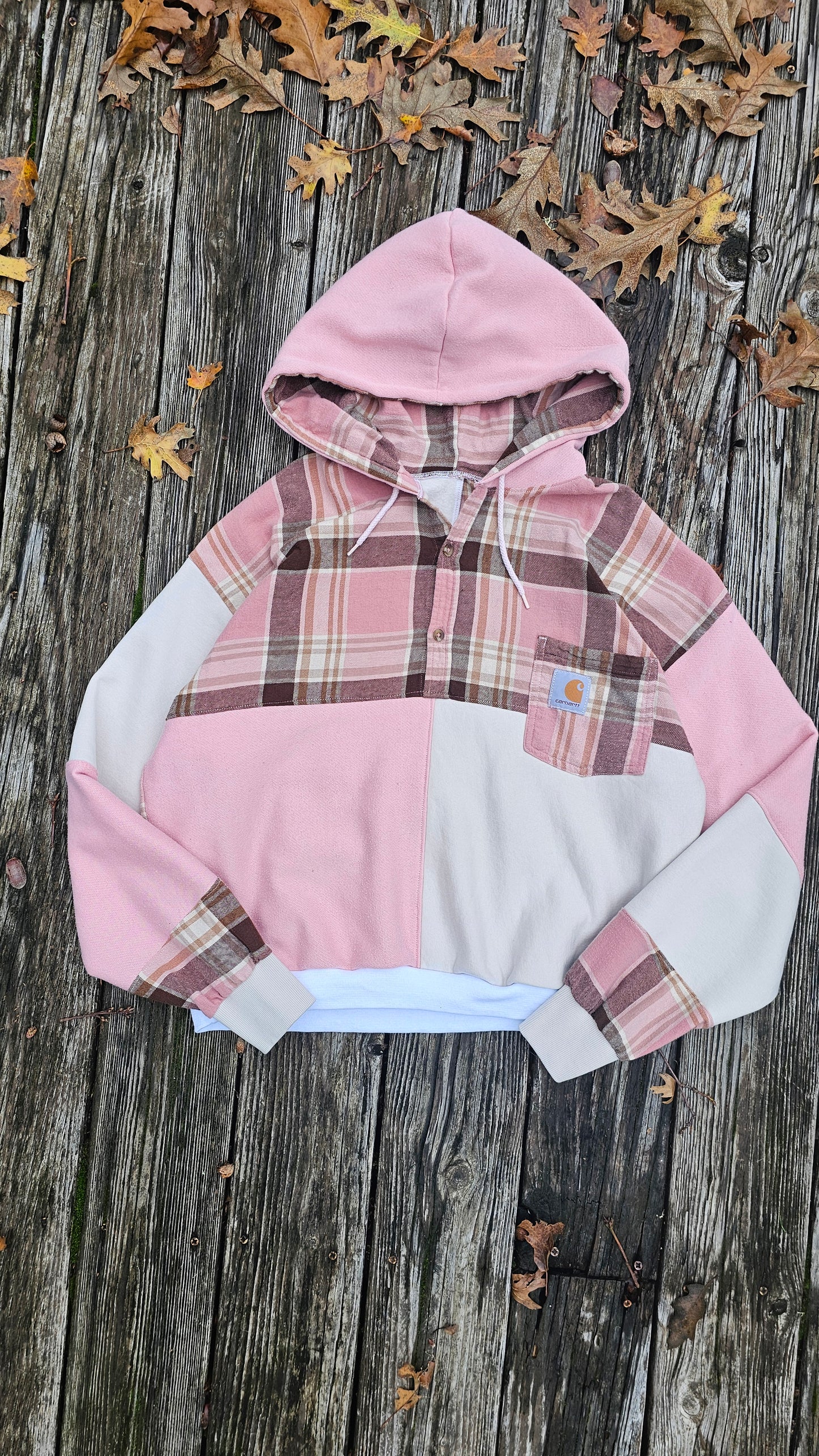 Pretty and pink quarter button