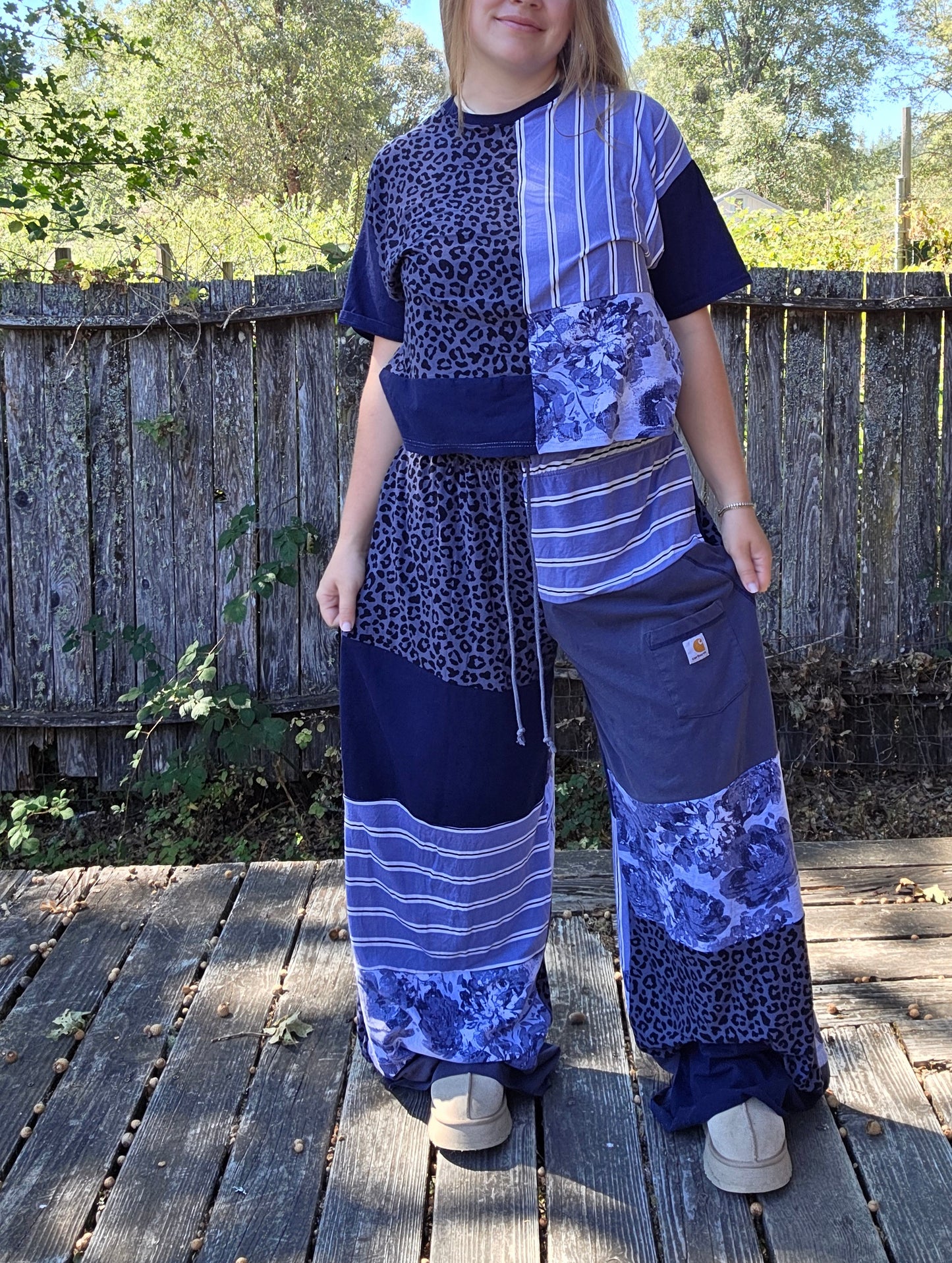 Midnight jungle T set (xxl/xxxl)