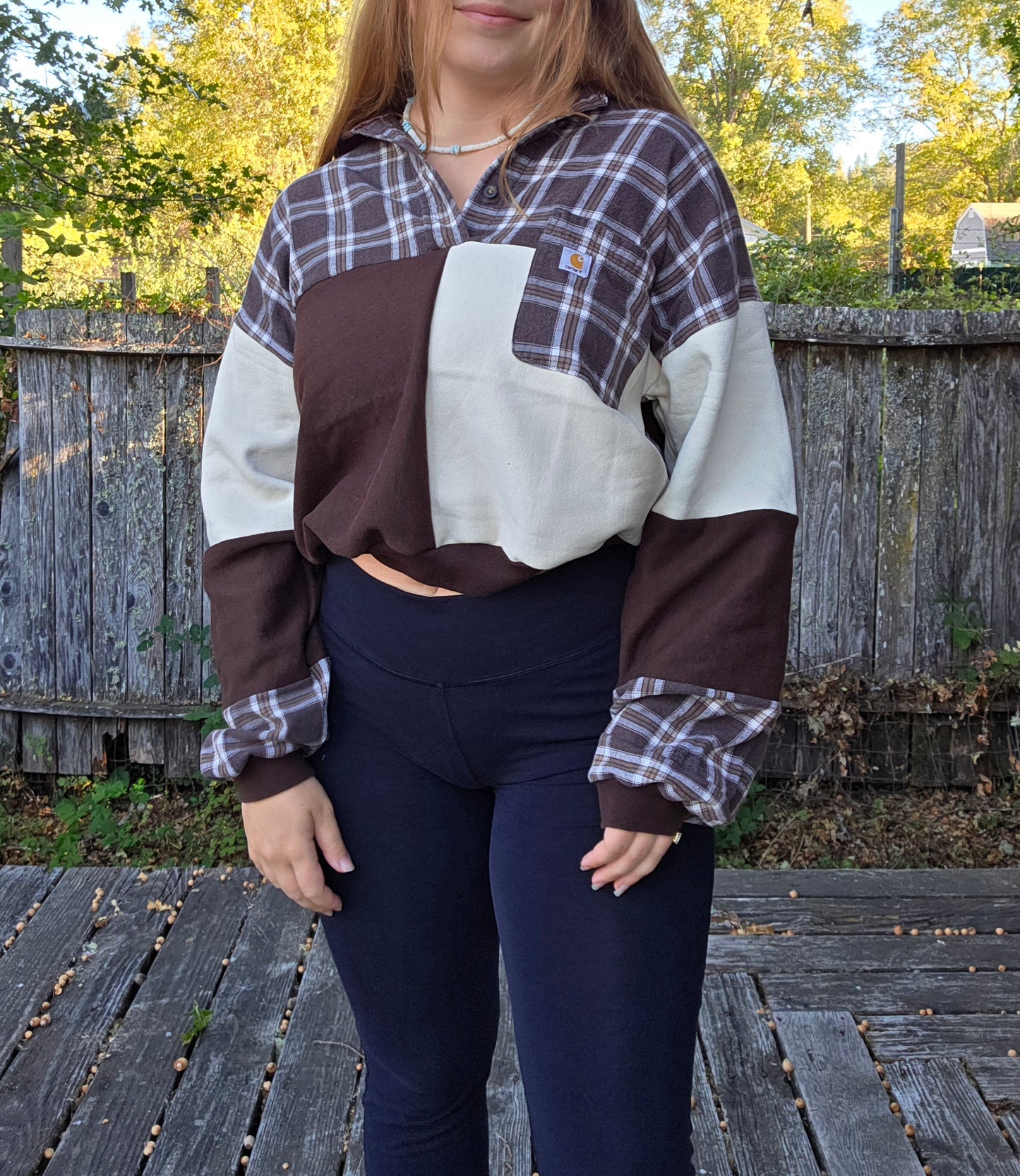 Brownie bits quarter button (s/m)