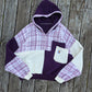 Purple quarter button (xl/xxl)
