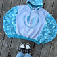 Tiedye split hoodie (xl/xxl)
