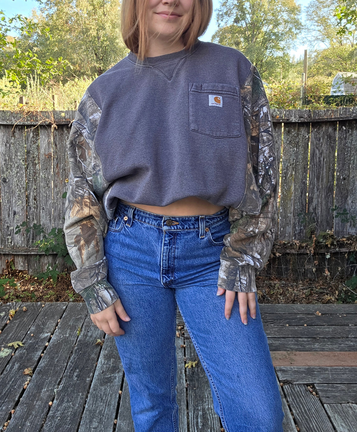 Split camo crew (xl)