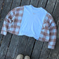Caramel split nike flannel (m/l)