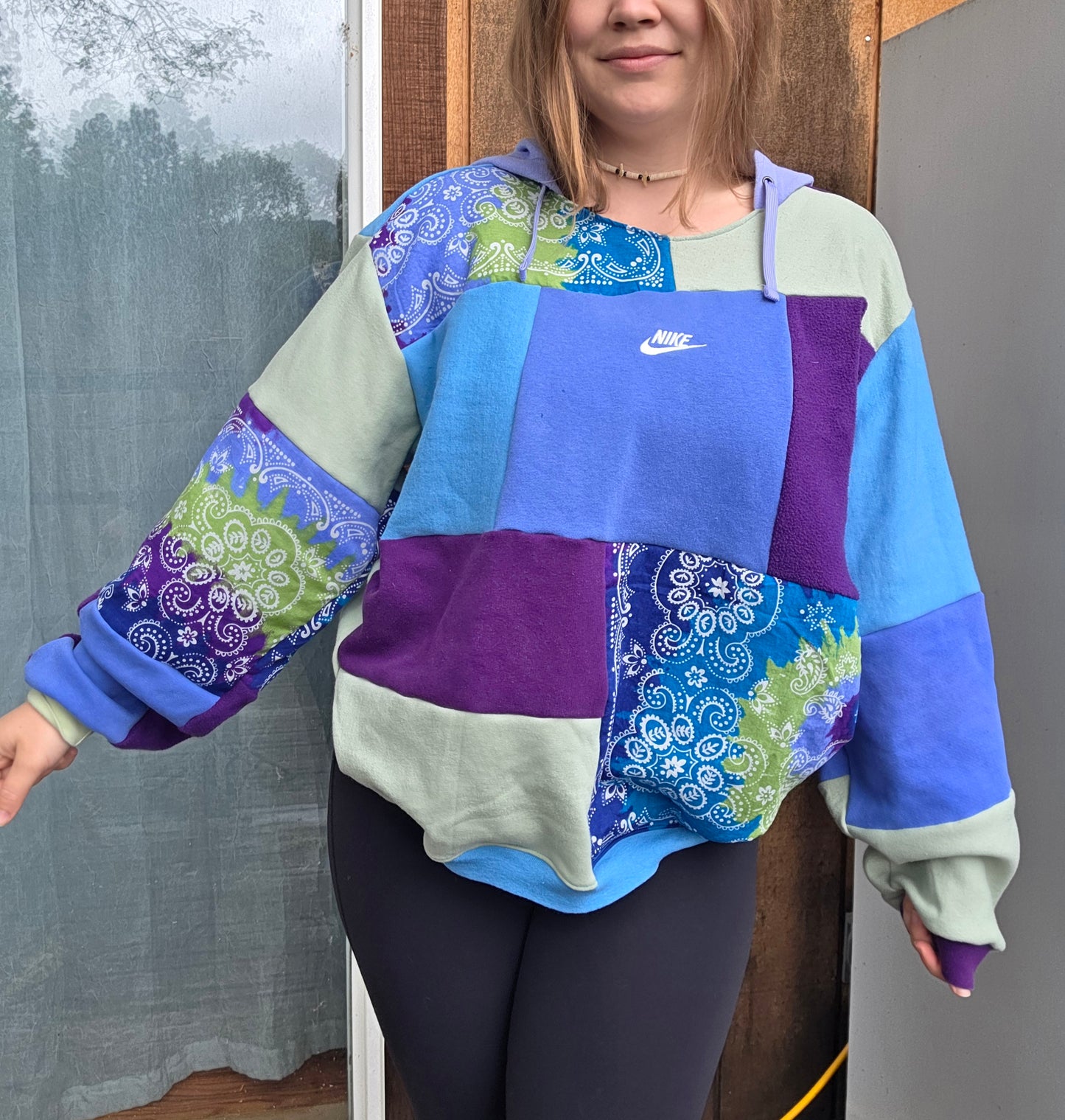 Coral reef hoodie (l)