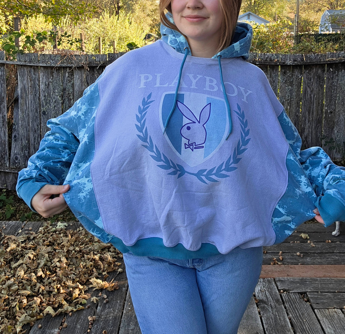 Tiedye split hoodie (xl/xxl)
