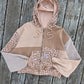 Tan cheetah zip (xl)