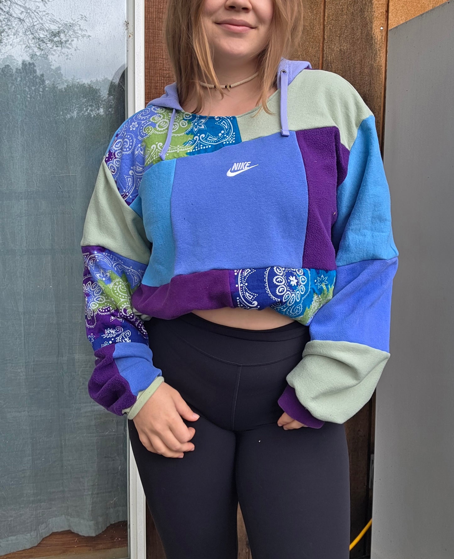 Coral reef hoodie (l)