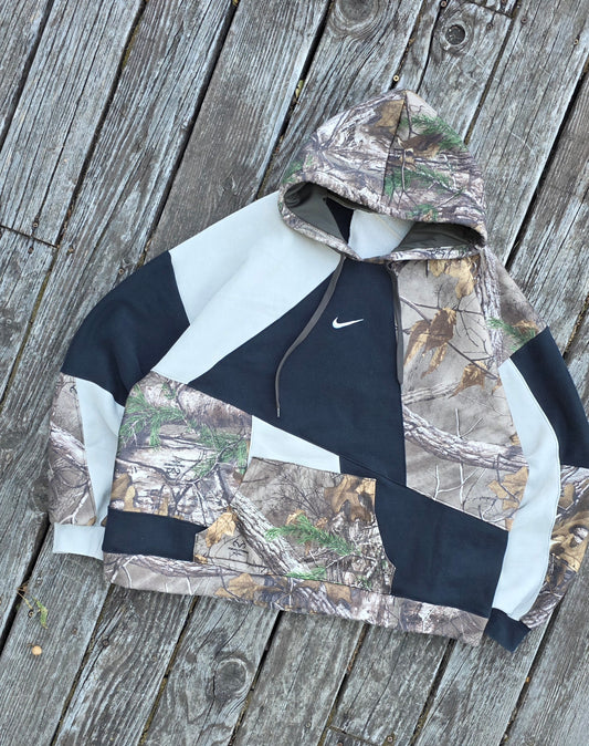 Camo cuts hoodie (xxl)