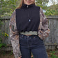 Forest leaves quarter zip (m/l)