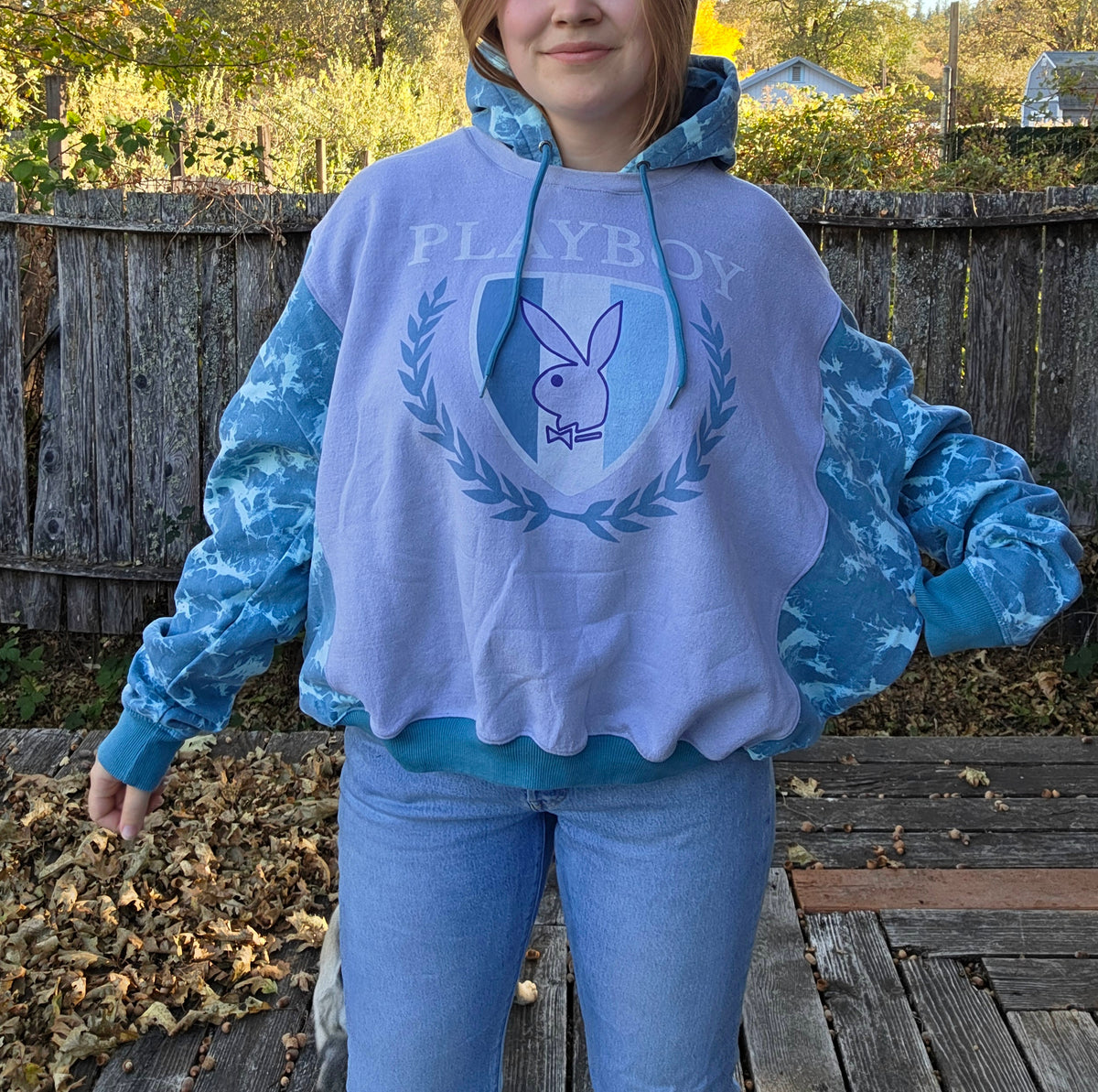 Tiedye split hoodie (xl/xxl)