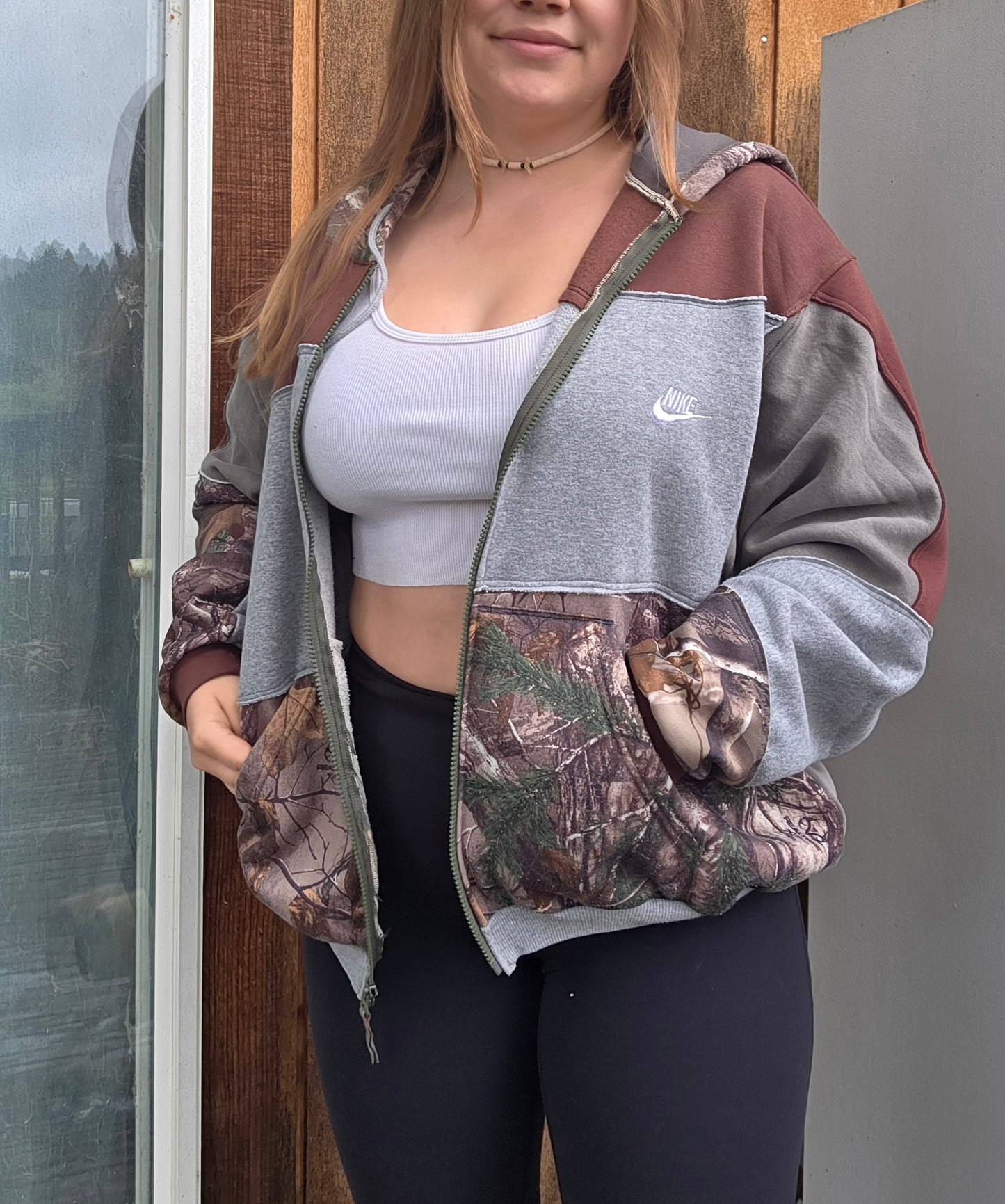 Camo zip (xl)