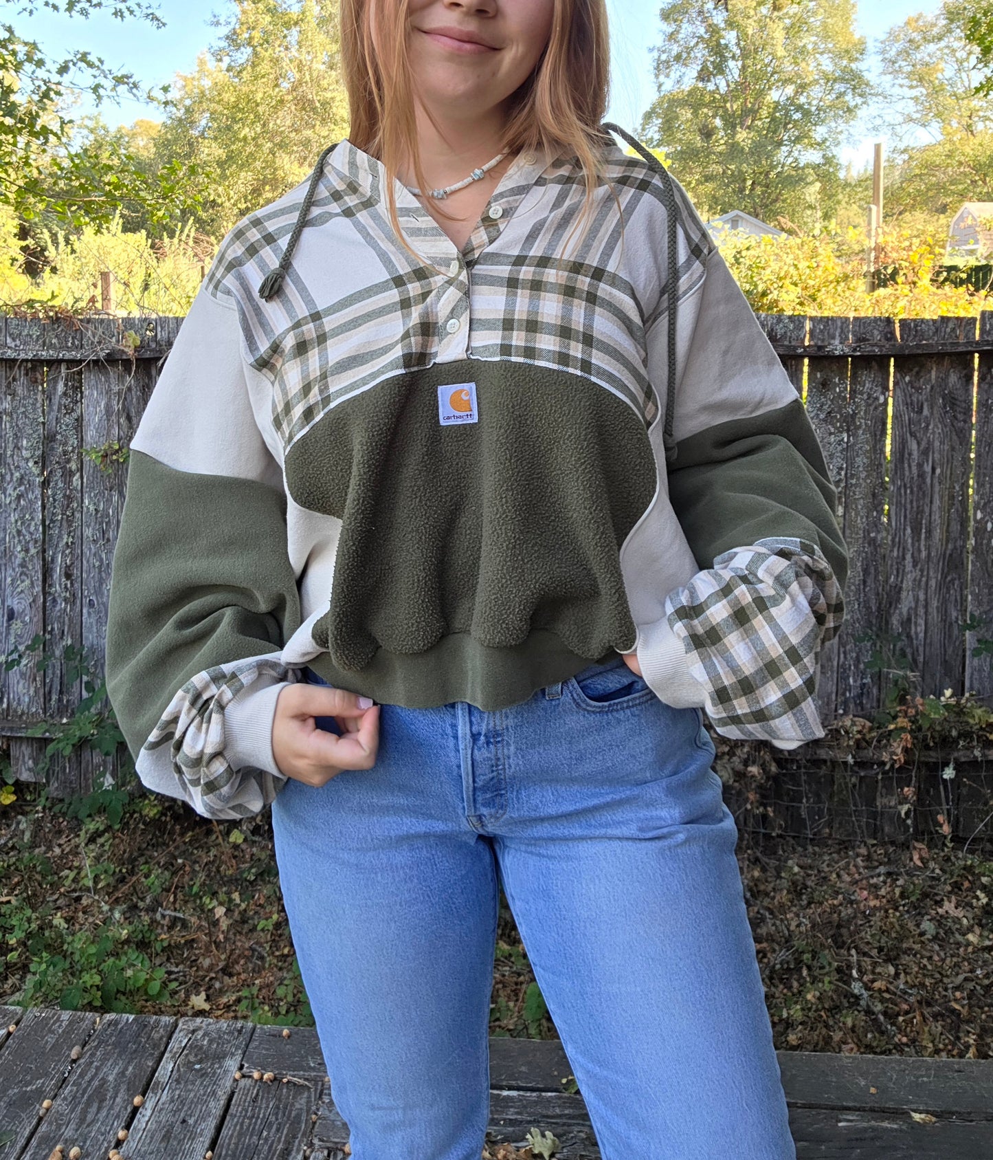 Matcha cream hoodie (xl/xxl)