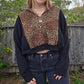 Jungle cat quarter zip (m/l)