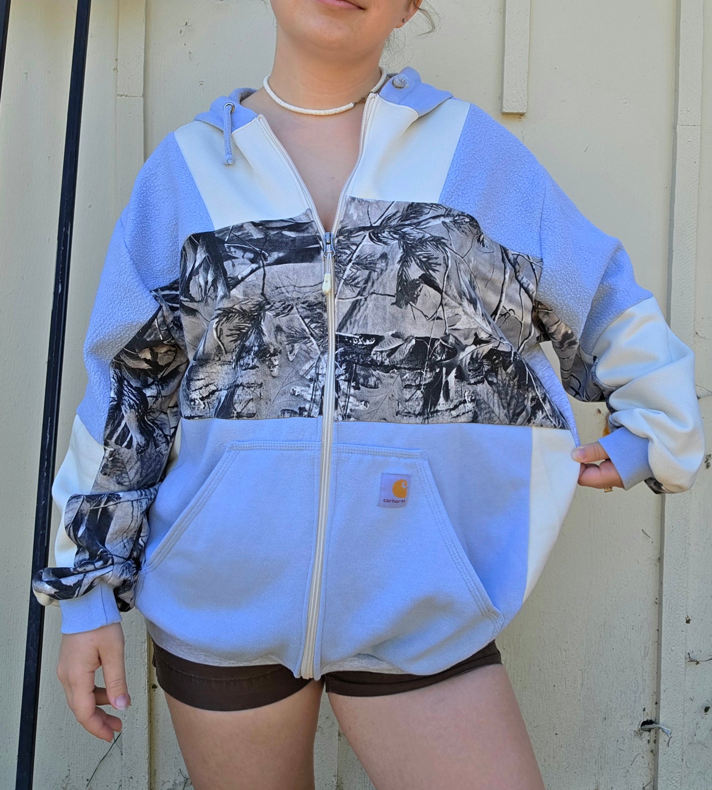 Icy forest zipup (xl/xxl)