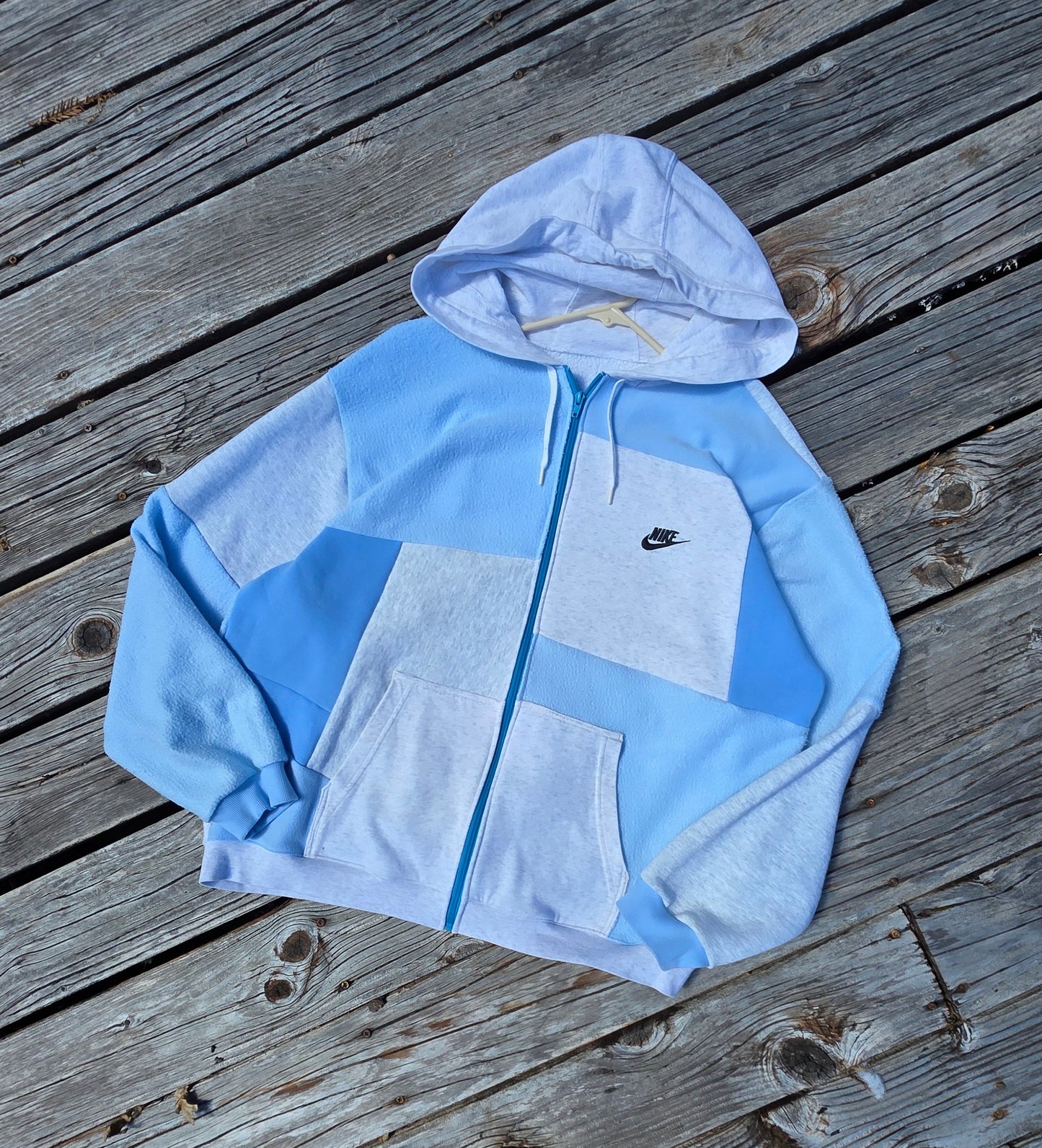Icy blue zip up (xl)