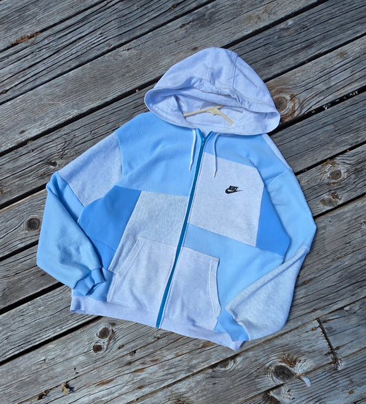 Icy blue zip up (xl)