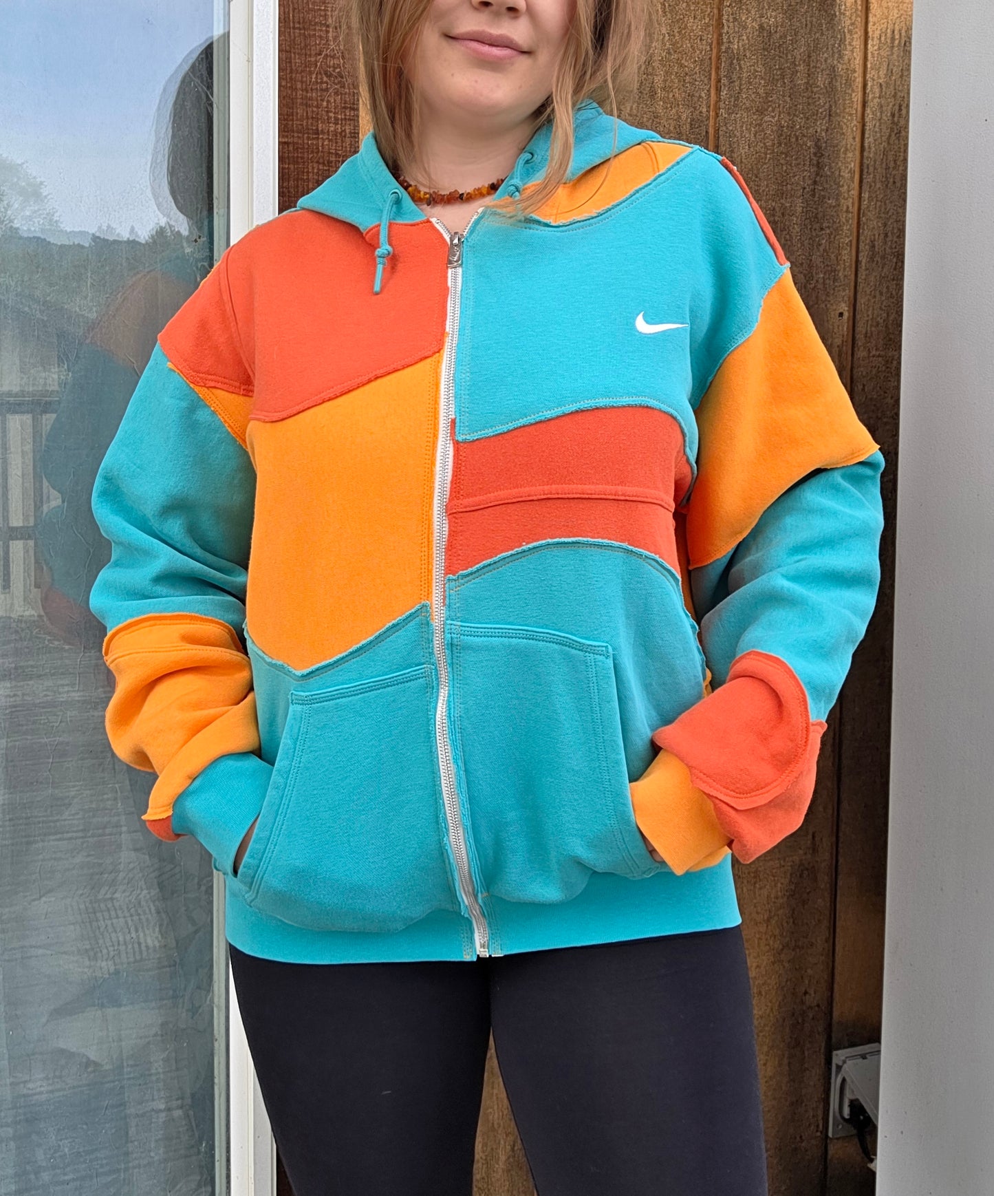 Miami sunrise zipup (xl)