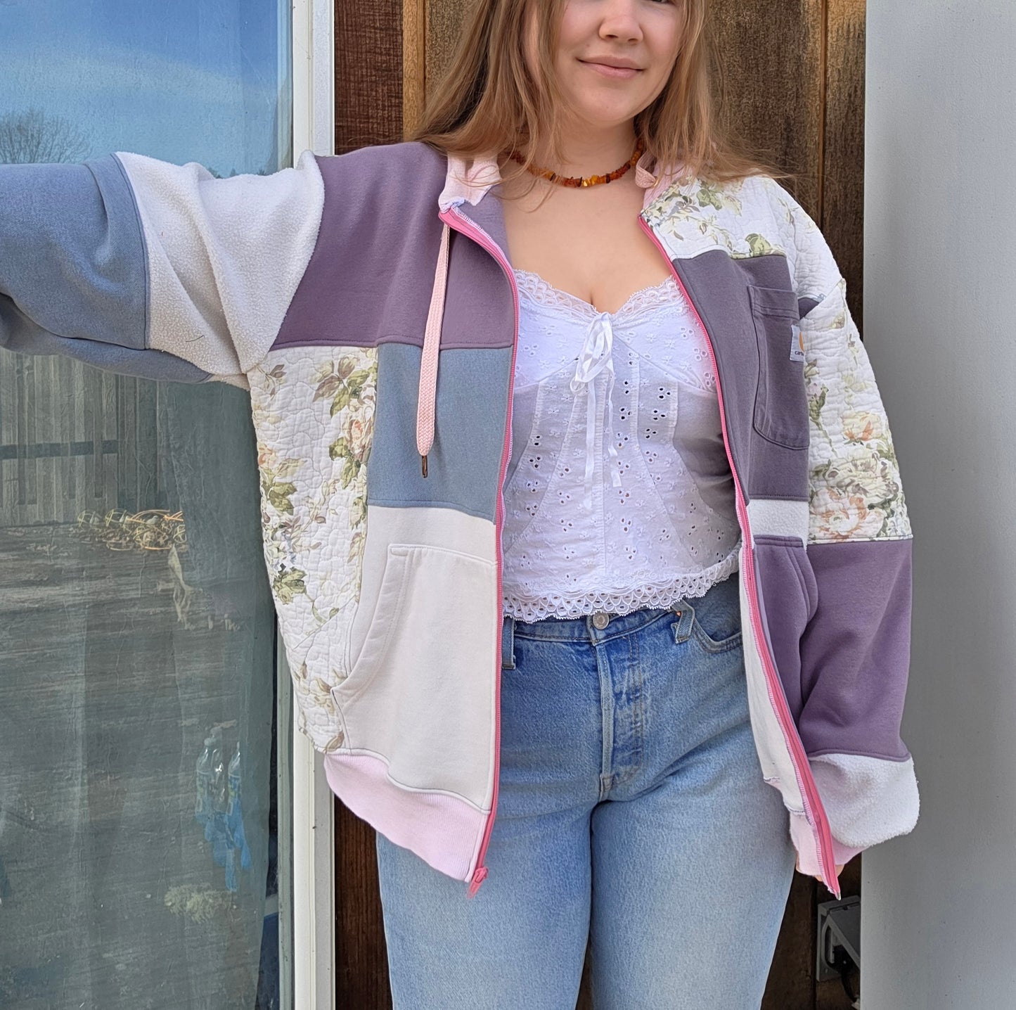 Spring blooms zipup (xl)