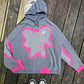 Strawberry cut out hoodie
