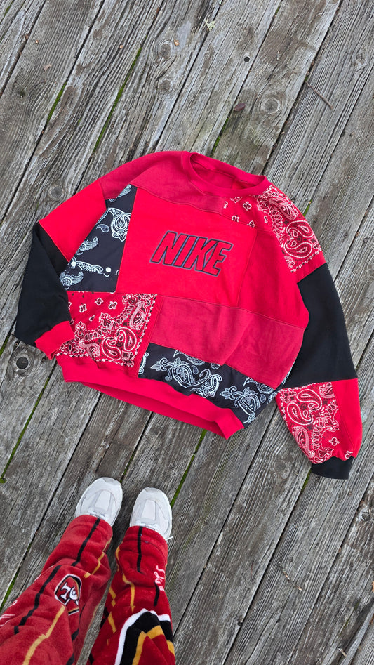 Red hot crewneck