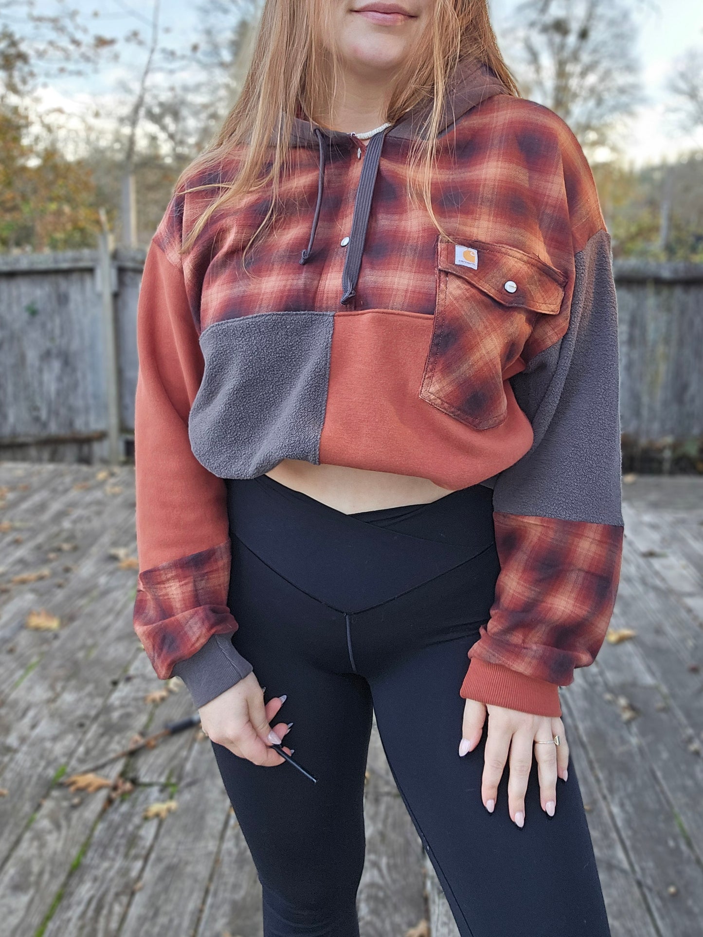 Apple orchard quarter button (l)