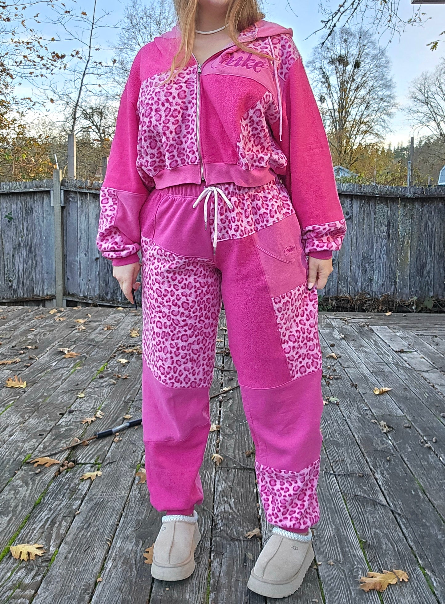 Pink cheetah sweats only